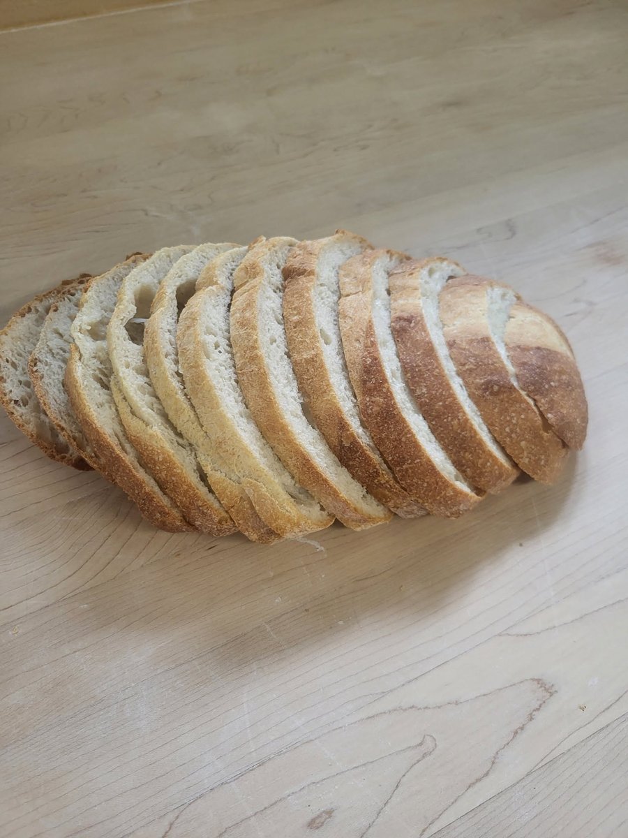 Pain artisanal tranché