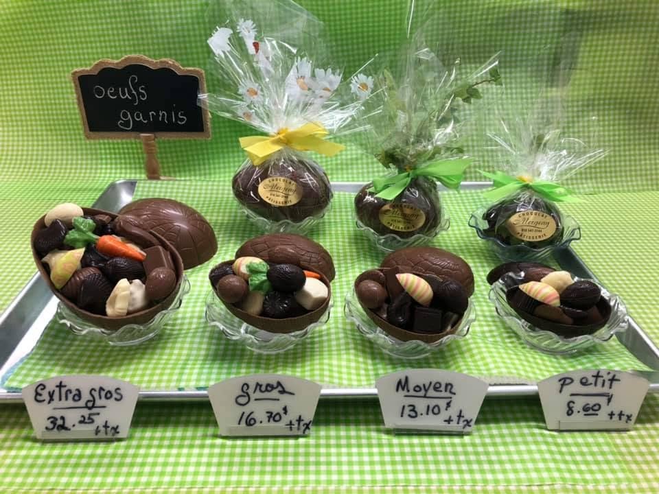 Œufs de Pâques garnis