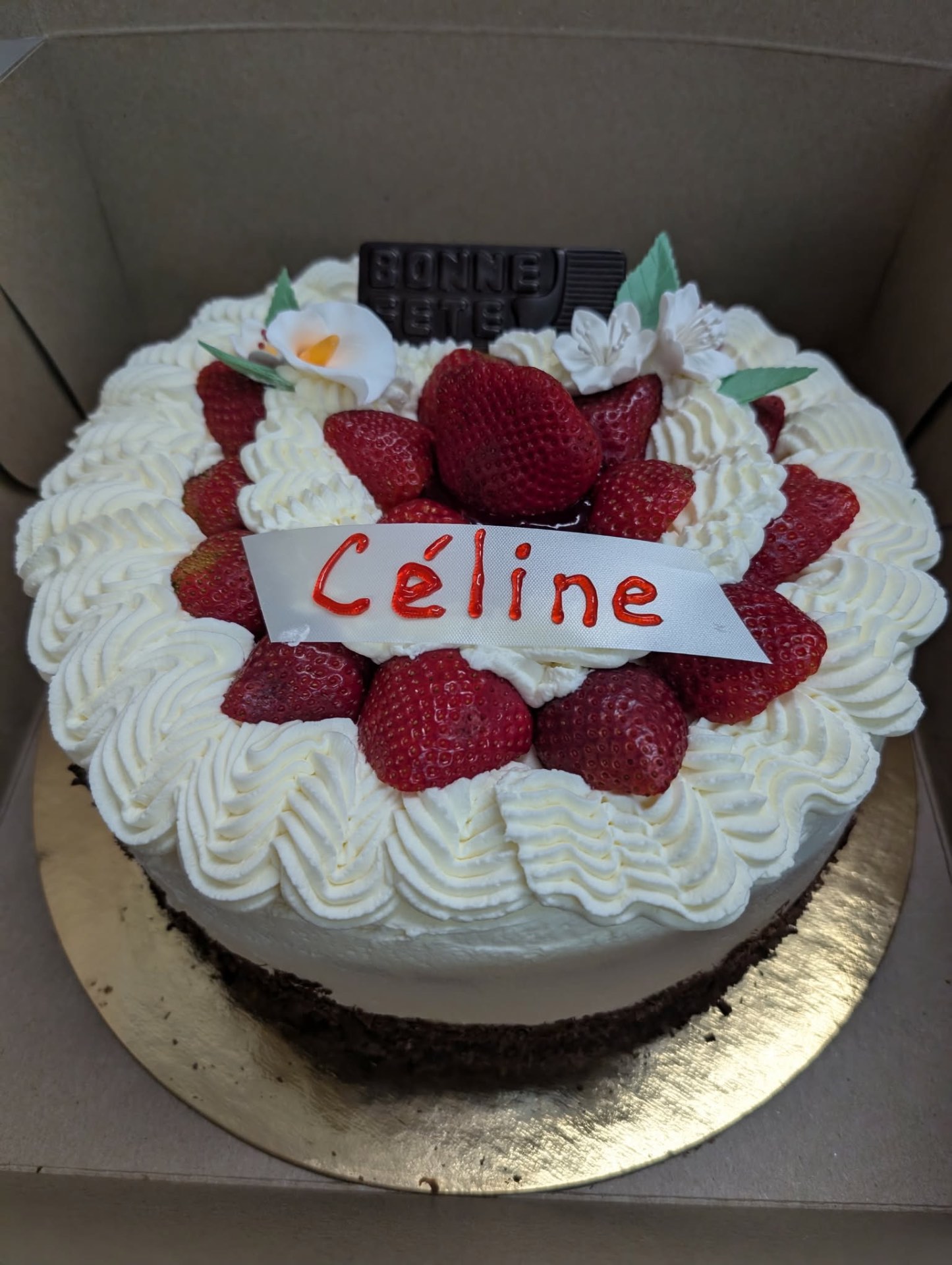 Gâteaux de fête et d'occasion de la Pâtisserie Mergeay